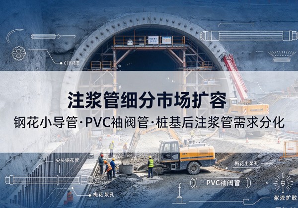 上杭注浆管细分市场扩容，隧道钢花小导管、PVC 袖阀管、桩基后注浆管需求分化